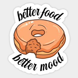 Better Food Better Mood Sticker